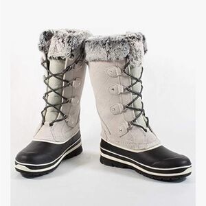 Women's Winter Boots with Faux Fur Trim